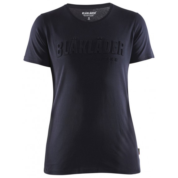 Blåkläder 3431-1042 Dames T-Shirt 3D Donker Marineblauw