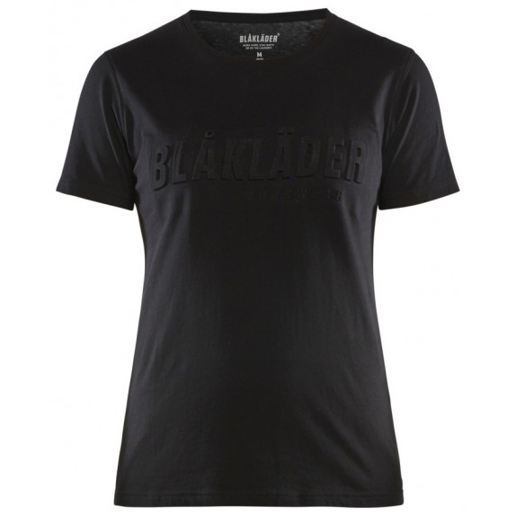 Blåkläder 3431-1042 Dames T-Shirt 3D Zwart