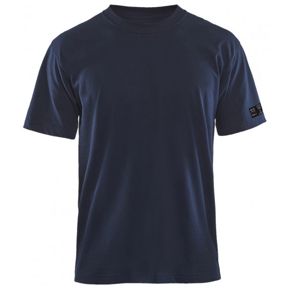 Blåkläder 3482-1737 Vlamvertragend T-shirt Marineblauw
