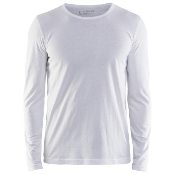 Blåkläder 3500-1042 T-shirt lange mouw Wit