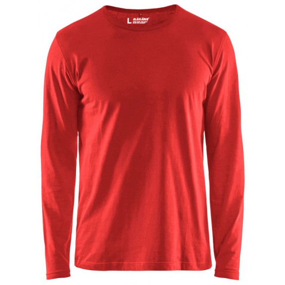 Blåkläder 3500-1042 T-shirt lange mouw Rood