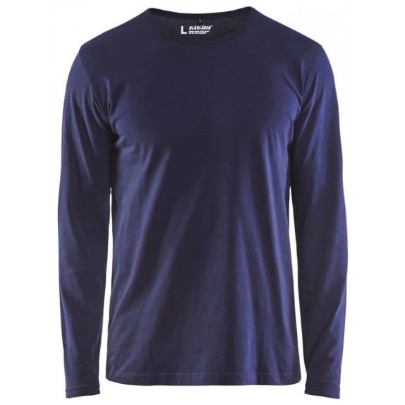 Blåkläder 3500-1042 T-shirt lange mouw Marineblauw