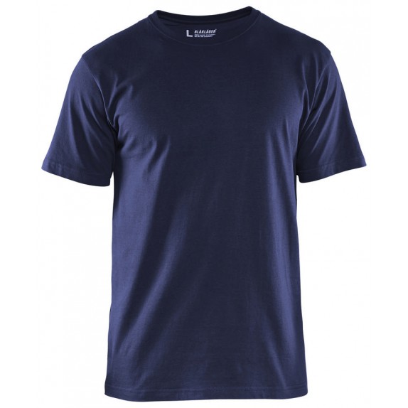 Blåkläder 3325-1042 T-shirt per 5 verpakt Marineblauw 5-Pack