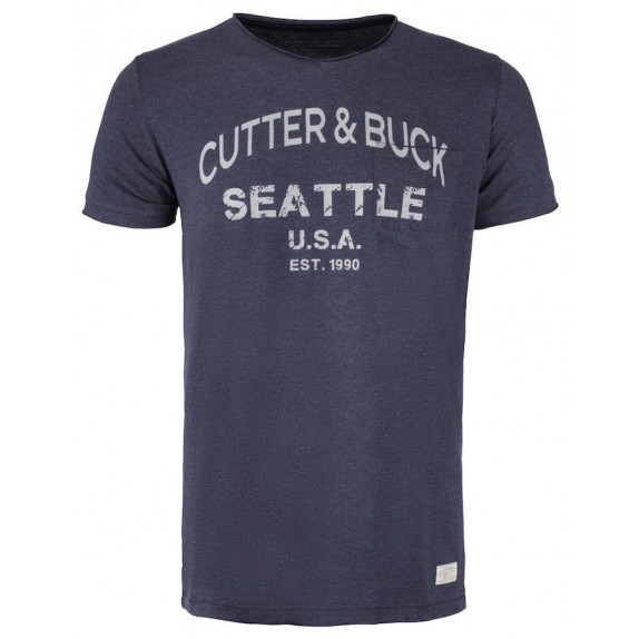 Cutter & Buck Pacific City T-Shirt Heren Blauw