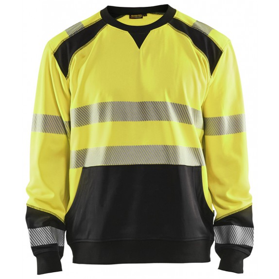 Blåkläder 3541-2528 Sweatshirt High Vis Geel/Zwart