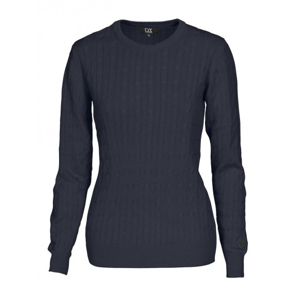 Cutter & Buck Blakely Knitted Sweater Dames Donker Marineblauw