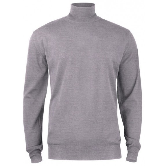 Cutter & Buck Kennewick Rn Sweater Men Grey Melange