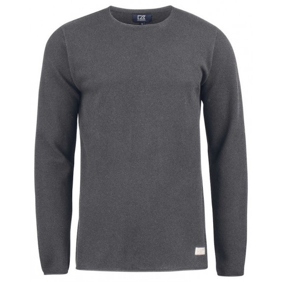 Cutter & Buck Carnation Sweater Men Grey Melange