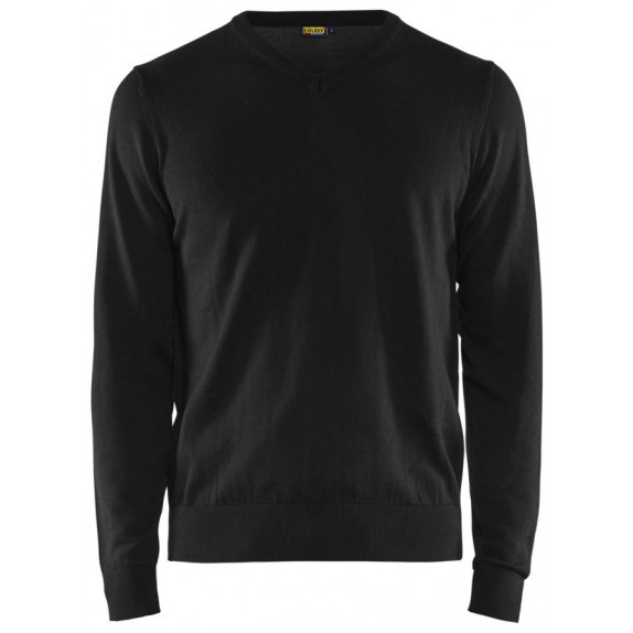 Blåkläder 3590-2122 Gebreide Pullover 100% Katoen Zwart