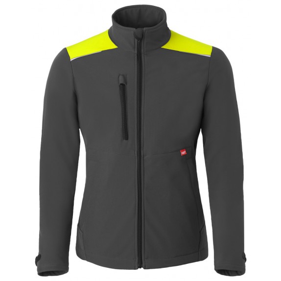 HAVEP 40235 Softshell Havep Shift Charcoal/Fluo Geel
