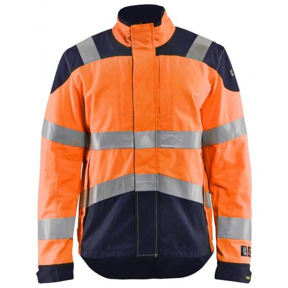 Blåkläder 4089-1513 Multinorm inherent jack High Vis Oranje/Marineblauw