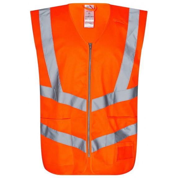 F. Engel 5030 Safety Vest Pockets EN 20471 Orange