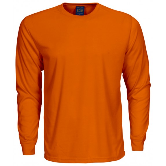 Projob 2017 T-Shirt Lange Mouwen Oranje