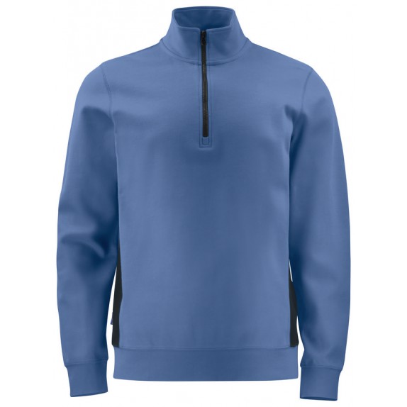 Projob 2128 Sweatshirt Met Halve Ritssluiting Hemelsblauw