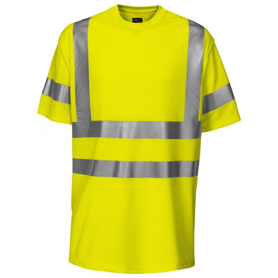 Projob 6010 T-Shirt - ISO 20471 Klasse 3 Geel/Marine
