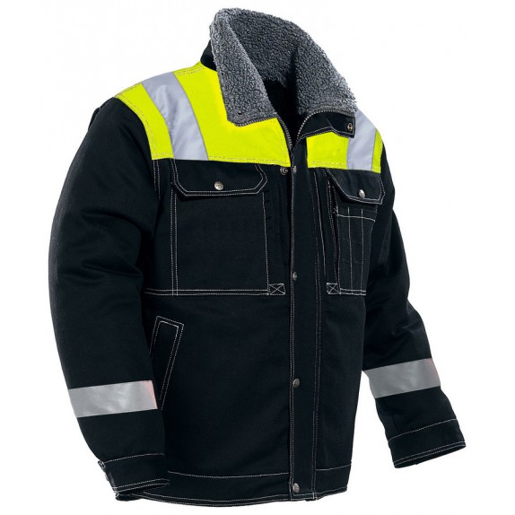 Jobman 1179 Winter Jacket Black/Yellow