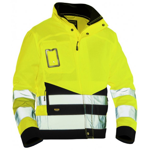 Jobman 1231 Hi-Vis Jacket Geel/Zwart