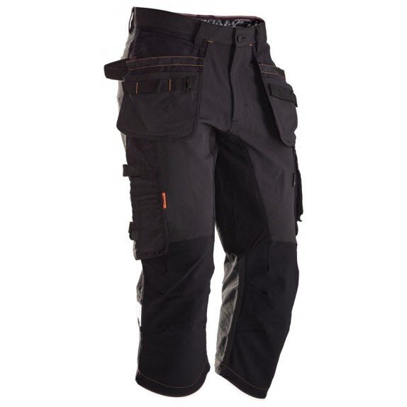Jobman 2195 Stretch Long Shorts Zwart