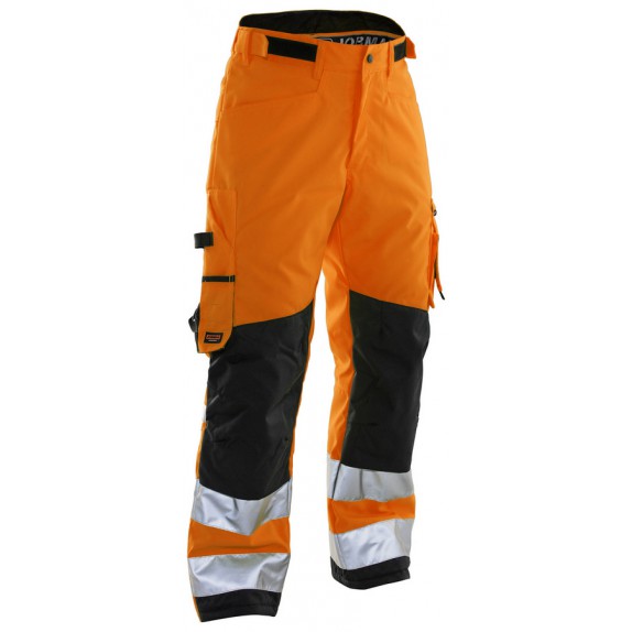 Jobman 2236 Hi-Vis Winter Trousers Star Oranje/Zwart