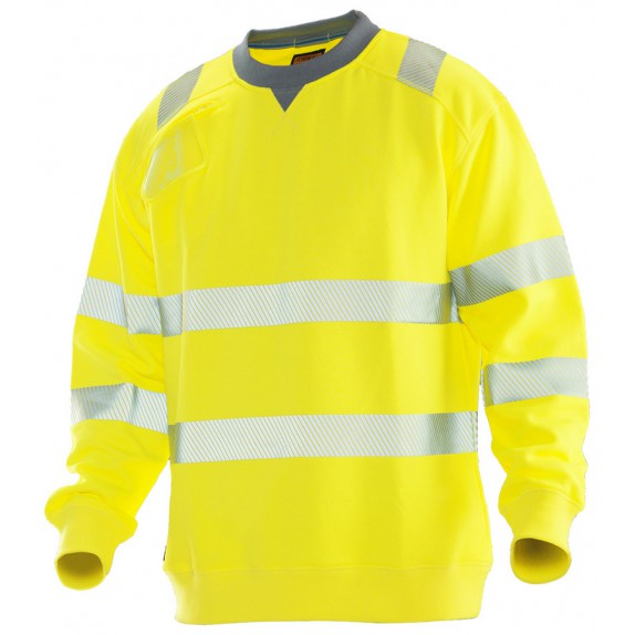 Jobman 5123 Sweatshirt Hi-Vis Yellow