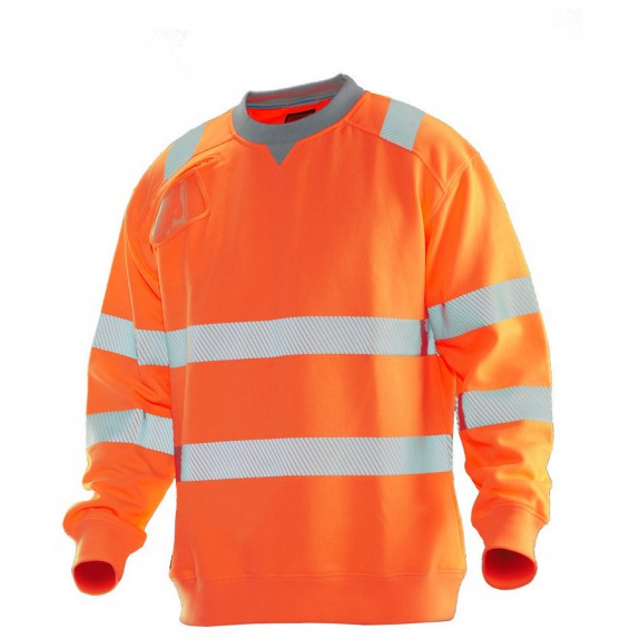 Jobman 5123 Hi-Vis Sweatshirt Oranje