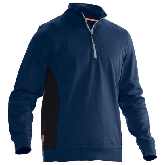 Jobman 5401 Halfzip Sweatshirt Navy/Zwart