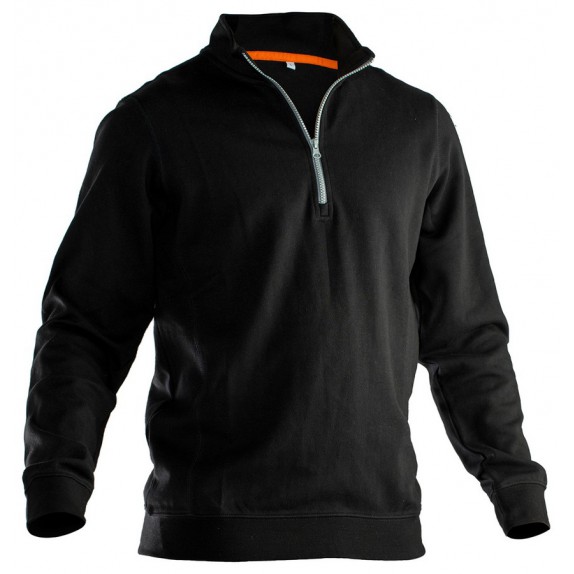 Jobman 5401 Halfzip Sweatshirt Zwart