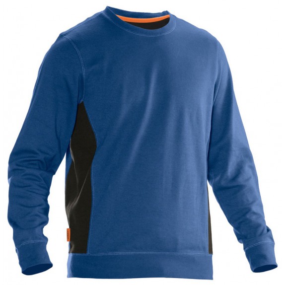 Jobman 5402 Roundneck Sweatshirt Hemelsblauw/Zwart