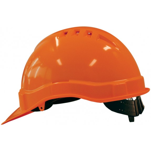 M-Safe PE veiligheidshelm MH6000 oranje met schuifinstelling