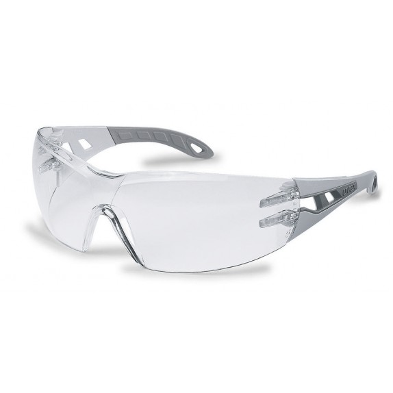 Uvex veiligheidsbril pheos 9192-215 grijs montuur heldere lens UV 2C-1.2 supravision HC-AF