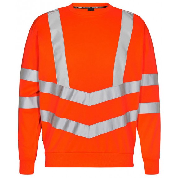 F. Engel 8021 Safety Sweatshirt Orange