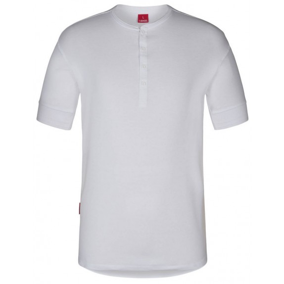 F. Engel 9256 Grandad SS T-Shirt White