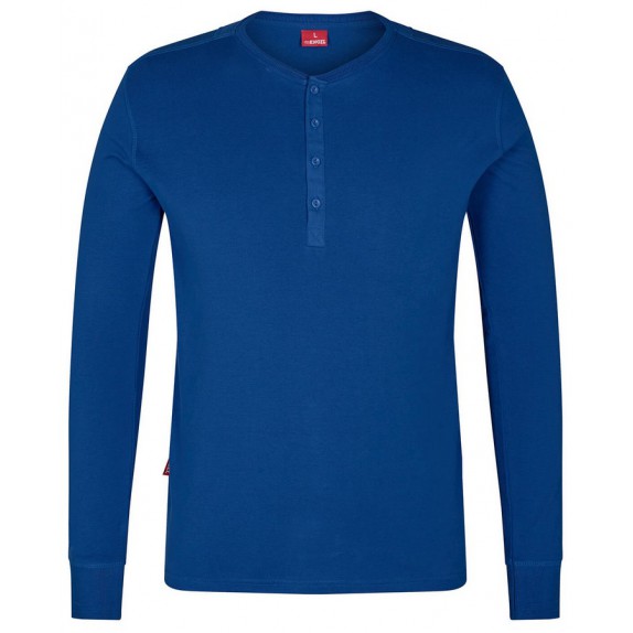 F. Engel 9257 Grandad LS T-Shirt Surfer Blue