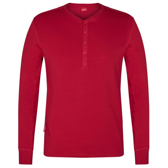 F. Engel 9257 Grandad LS T-Shirt Red