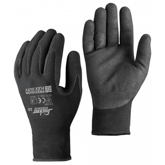 Snickers 9305 Precision Flex Duty Gloves Zwart
