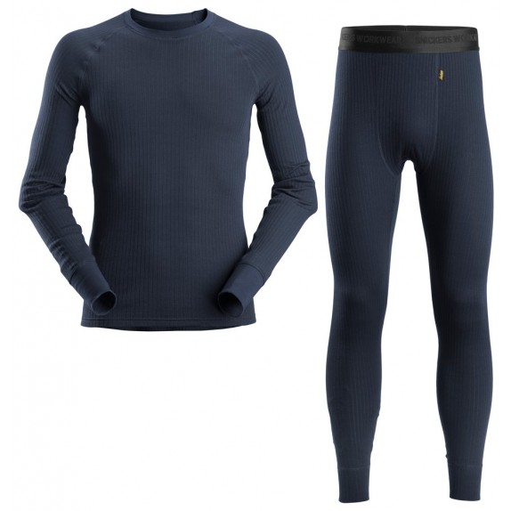 Snickers 9445 AllroundWork Shirt & Legging Set Light Marineblauw