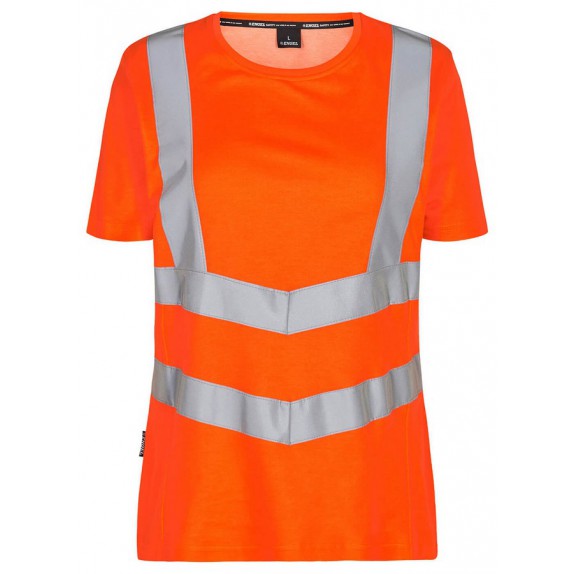 F. Engel 9542 Safety Ladies T-Shirt SS Orange