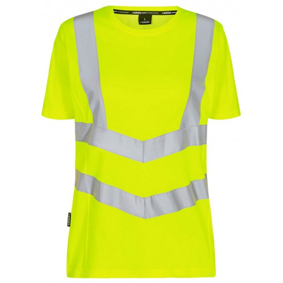F. Engel 9542 Safety Ladies T-Shirt SS Yellow