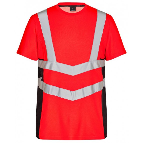 F. Engel 9544 Safety T-Shirt SS Red/Black