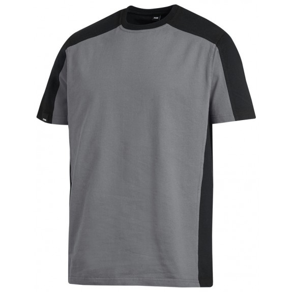 FHB Marc T-Shirt tweekleurig Grijs-Zwart