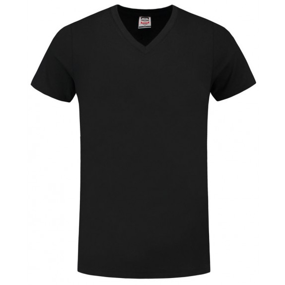 Tricorp 101005 T-Shirt V Hals Slim Fit Zwart