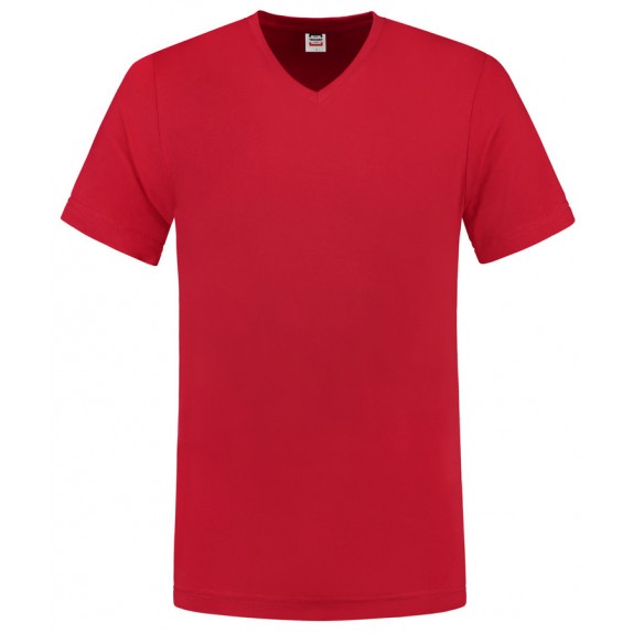 Tricorp 101005 T-Shirt V Hals Slim Fit Rood