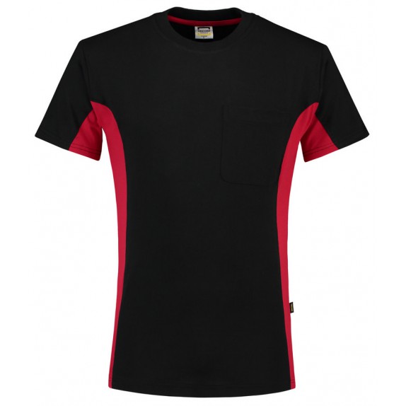Tricorp 102002 T-Shirt Zwart-Rood