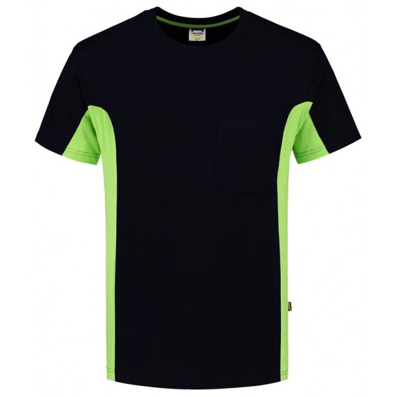 Tricorp 102002 T-Shirt Marineblauw-Lime