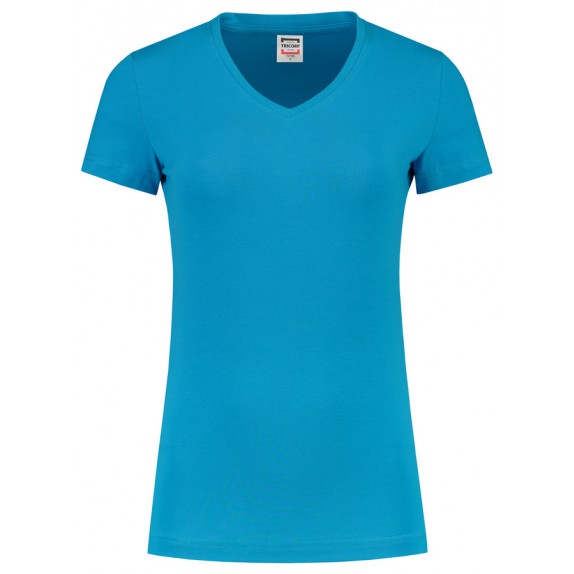 Tricorp 101008 T-Shirt V Hals Slim Fit Dames Turquoise
