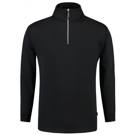 Tricorp 301010 Sweater Ritskraag Zwart