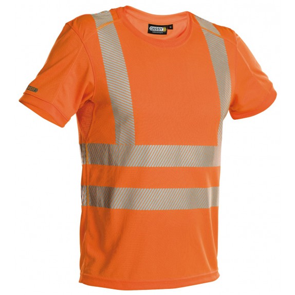 Dassy Carter Hogezichtbaarheids-uv-T-shirt Fluo-Oranje