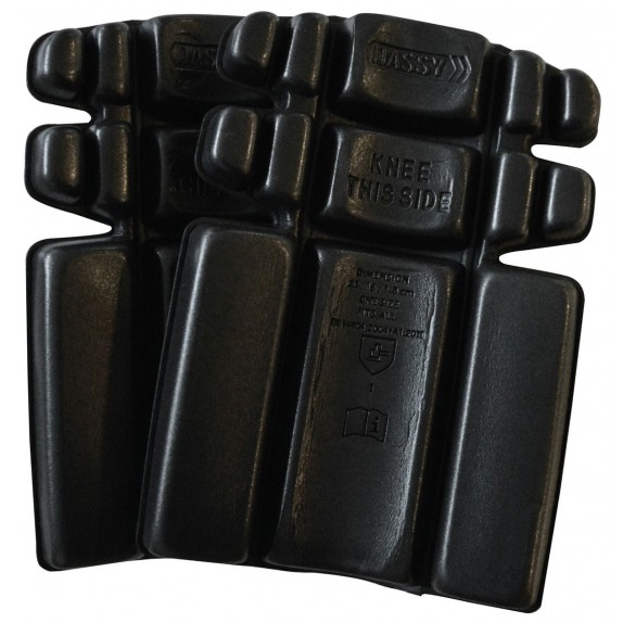 Dassy Cratos Gecertificeerde kniebeschermers (Type 2, level 1) Zwart