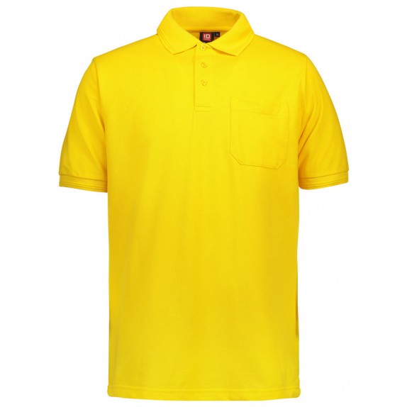 Pro Wear ID 0320 Men Pro Wear ID Polo Shirt Pocket Yellow