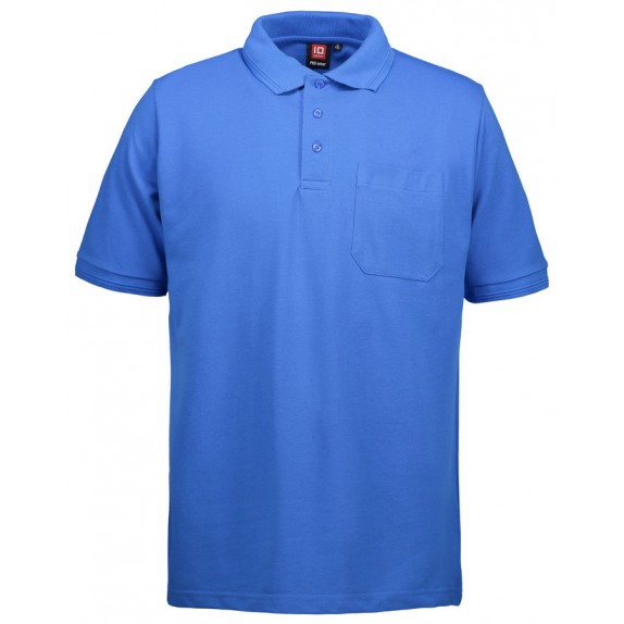 Pro Wear ID 0320 Men Pro Wear ID Polo Shirt Pocket Azure